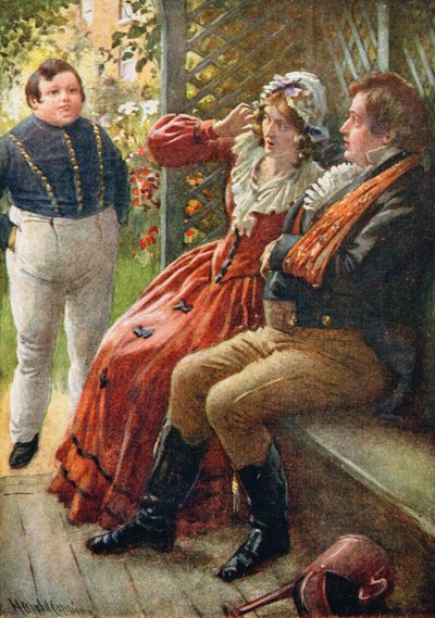 Il ragazzo grasso, illustrazione per 